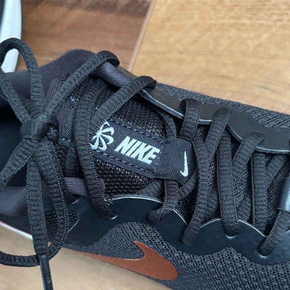 Nike Women's Black and Copper Running Sneakers - Picture 6 of 6